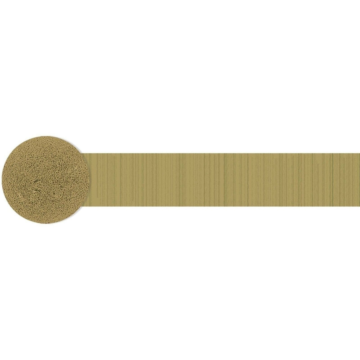 Crepe Streamer - Gold