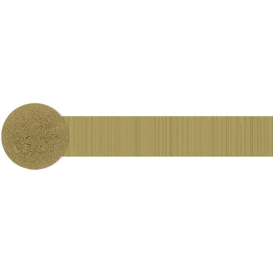 Crepe Streamer - Gold
