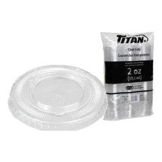 Cup - Portion Lid 2 Oz, 100/Pkg