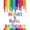 Customizable Yard Sign / Lawn Sign Birthday Rainbow