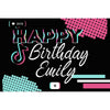 Customizable Yard Sign / Lawn Sign Birthday - Tik Tok Inspired Style