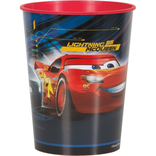 Disney Cars 3 Movie 16Oz Plastic Stadium Cup