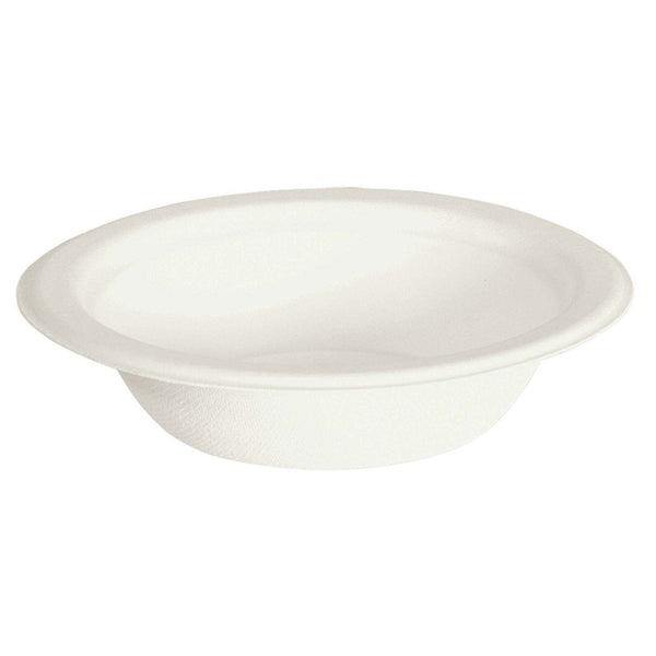 Eco Friendly Natural Sugar Cane White Bowls 16 Oz.