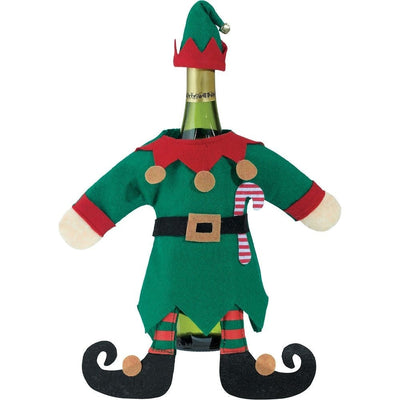 Elf Wine Bottle Cover