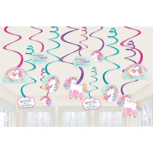 Enchanted Unicorn Swirls