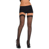 Fishnet With Lace Top Thigh Highs - Adult Standard
