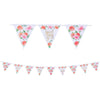 Floral Baby Pennant Banner