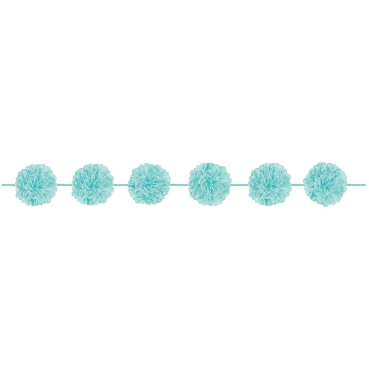 Fluffy Garland - Robin's Egg Blue