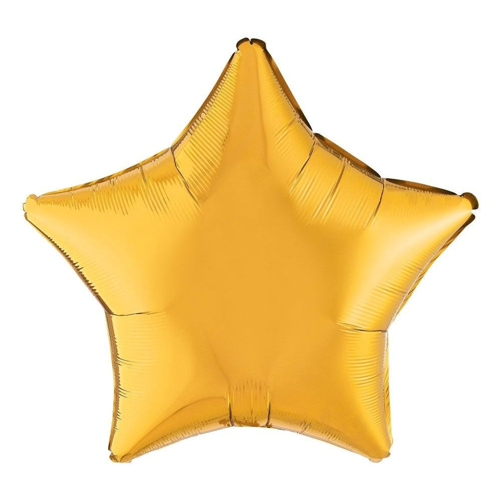 Foil Balloon - 18" Star Gold