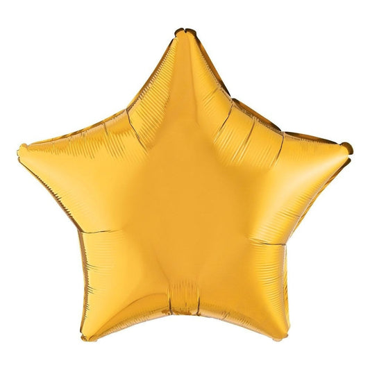Foil Balloon - 18" Star Gold