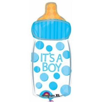 Foil Balloon - Baby Bottle Boy