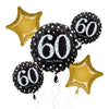 Foil Balloon - Bouquet Sparkling Birthday 60