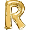 Foil Balloon - Jumbo Gold Letter R