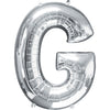 Foil Balloon - Jumbo Silver Letter G