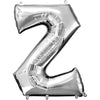 Foil Balloon - Jumbo Silver Letter Z