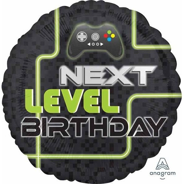 Foil Balloon - Level Up Birthday