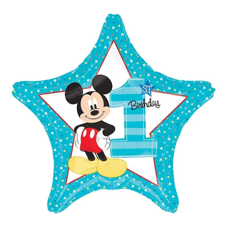 Foil Balloon - Mickey 1St Birthday