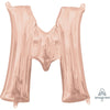 Foil Balloon - Mini Letter Rose Gold M 16 Inch Air-Filled Only