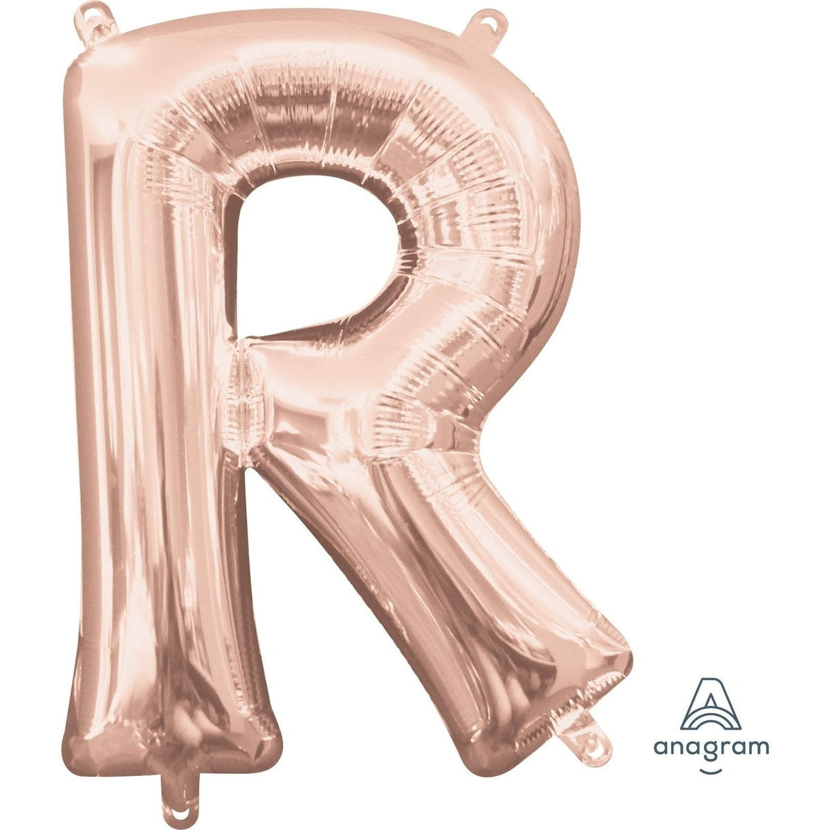 Foil Balloon - Mini Letter Rose Gold R 16 Inch Air-Filled Only