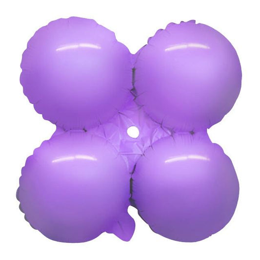 Foil Balloon - Quad 17" Macaron Lavender