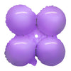 Foil Balloon - Quad 17" Macaron Lavender