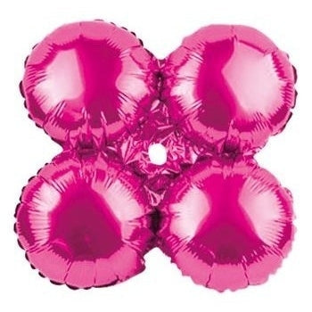 Foil Balloon - Quad 30" Hot Pink