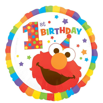 Foil Balloon - Sesame Street 1St Birthday