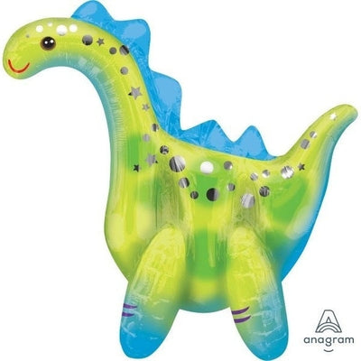 Foil Balloon - Sitter Stegosaurus Air Inflate