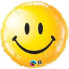 Foil Balloon - Smiley Face Yellow