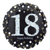 Foil Balloon - Sparkling Birthday 18