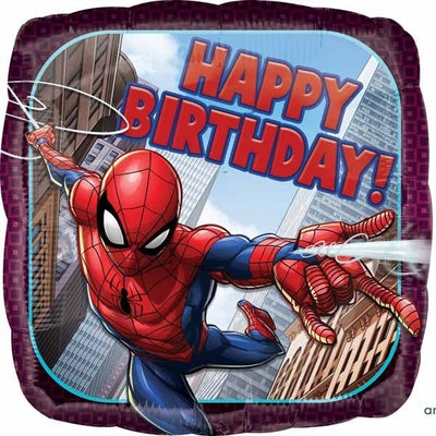 Foil Balloon - Spider-Man Happy Birthday