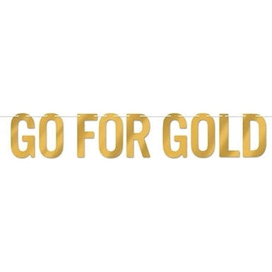 Foil Go For Gold Streamer