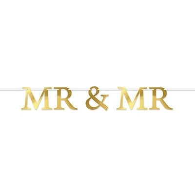 Foil Mr & Mr Banner