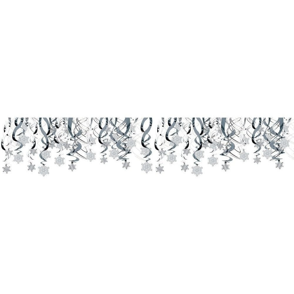 Foil Snowflake Mega Value Pack Foil Swirl