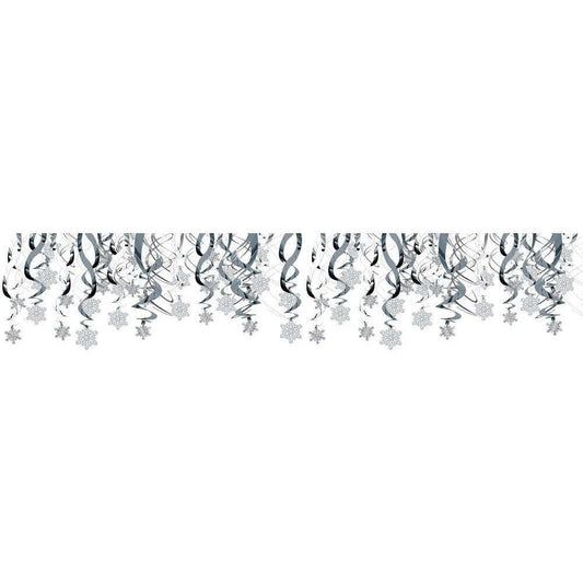 Foil Snowflake Mega Value Pack Foil Swirl