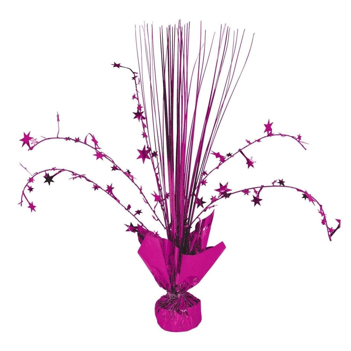 Foil Spray Centerpiece - Jet Black