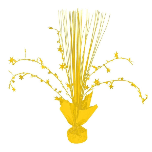 Foil Spray Centerpiece - Yellow Sunshine