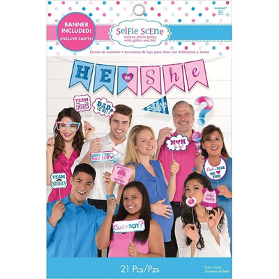 Gender Reveal Deluxe Photo Props