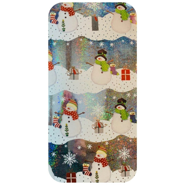 Gift Wrap - Xmas Holographic Snowman