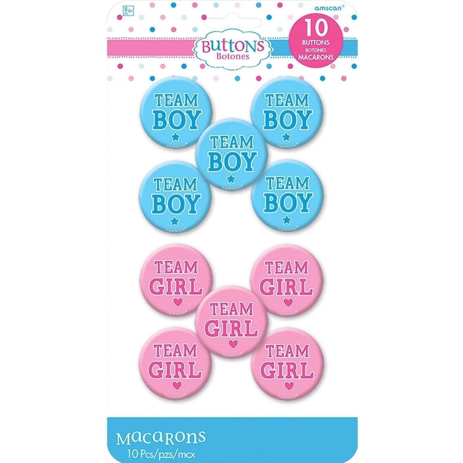 Girl Or Boy? Buttons