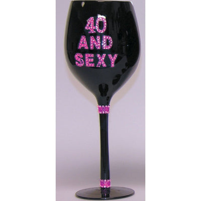 Glass - Wine Bling 40/Sexy