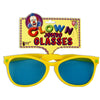 Glasses - Jumbo Clown Yellow
