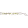 Glittered Happy 70Th Birthday Satin Sash