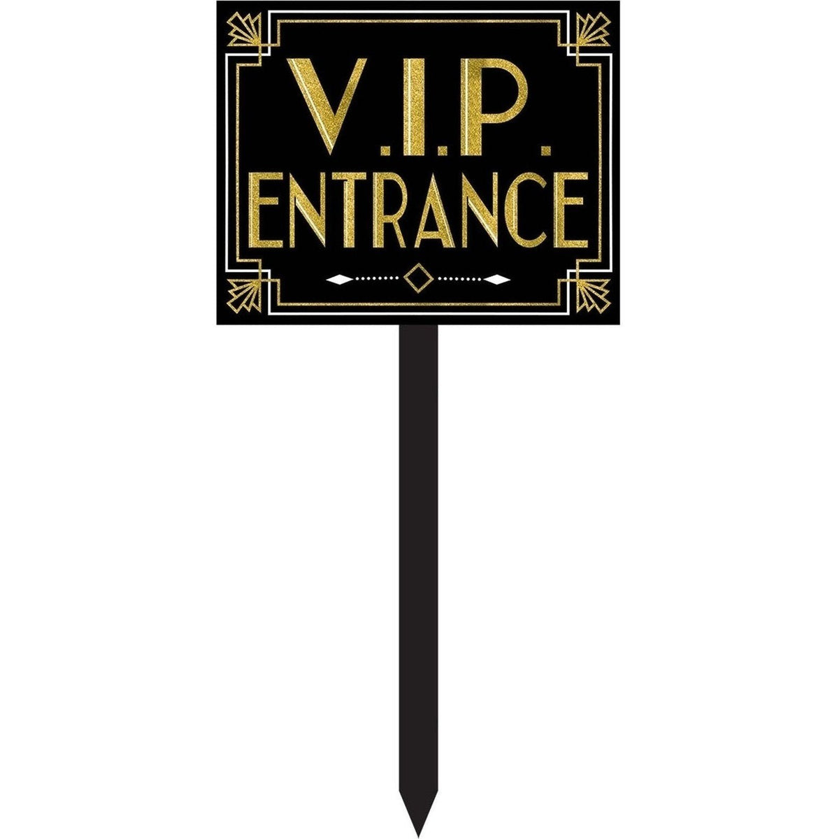Glitz & Glam Vip Entrance Lawn Yard Stake