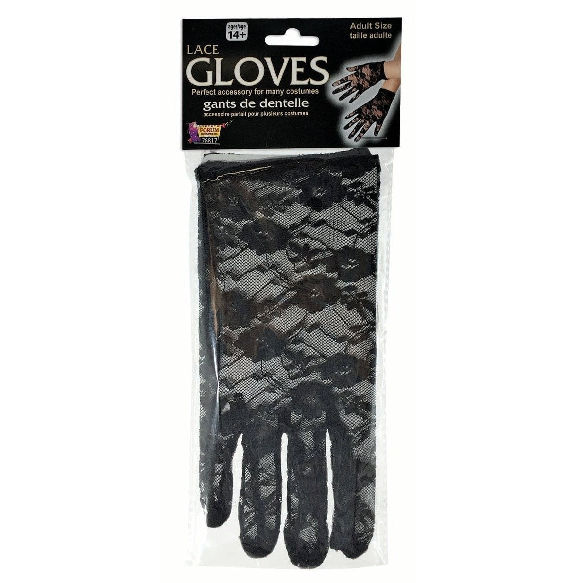 Gloves - Lace Black