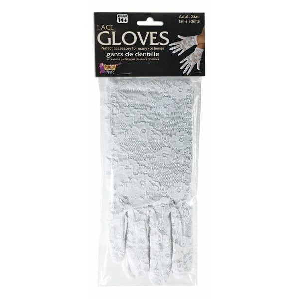 Gloves - Lace White
