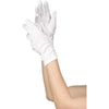Women`S Short White Gloves