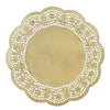Gold Foil Round Doilies, 10 1/2"