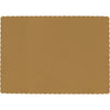 Gold Solid Color Paper Placemats
