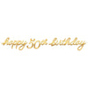 Golden Age Birthday 50Th Letter Banner